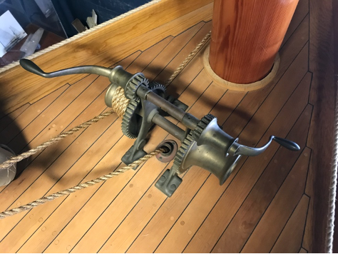 Photo of CLARA's windlass