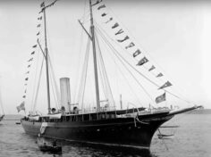 J.P. Morgan's steam yacht CORSAIR