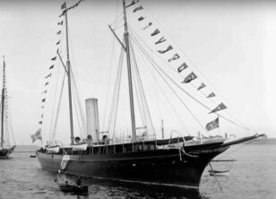 J.P. Morgan's steam yacht CORSAIR