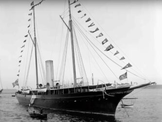 J.P. Morgan's steam yacht CORSAIR