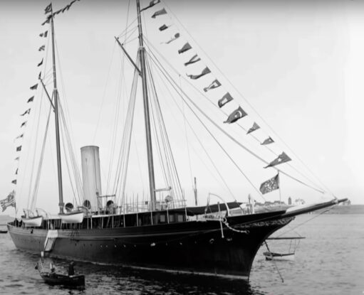 J.P. Morgan's steam yacht CORSAIR
