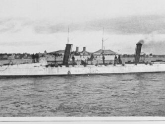 Figure 1 ERICSSON (TB-2) c. 1897 built by the Iowa Ironworks, Dubuque, IA. Before installation of torpedo tubes and deck guns. (Source US Naval History and Heritage Command photo NH 64064)