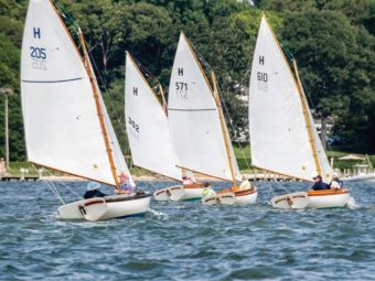 These are just a few of more than 50 H12s sailing in the waters of Shelter Island, New York.